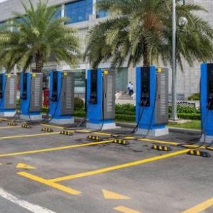 Mô hình trạm sạc ô tô điện